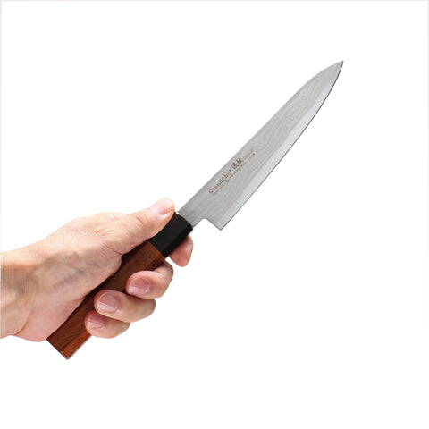 Kokkekniv Sakai Takayuki Grand Chef – Hamon 45-lags Damaskus Petty/Utility 150 mm