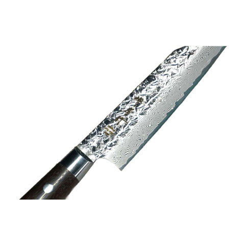 Japansk kokkekniv med damascus mønster