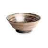 Japansk ramen skål - Uzu brun Ø22 cm