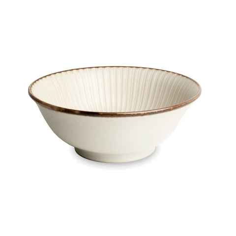 Japansk ramen skål - Kaigara hvid, Ø22
