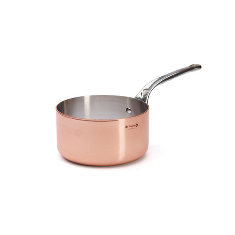 Kasserolle i kobber fra De Buyer 18 cm