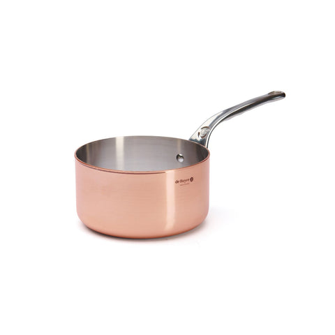 Kasserolle i kobber fra De Buyer 20 cm