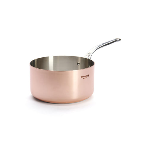 Kasserolle i kobber fra De Buyer 24 cm