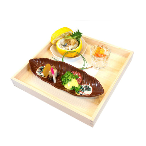 Serverings bakke af cypres træ fra Japan