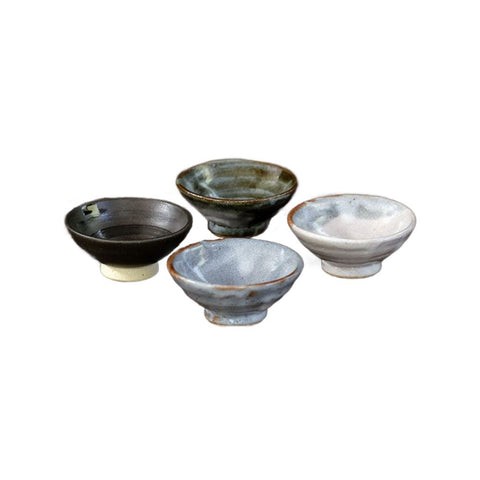 Flad sakazuki sake kop - black iga vortex