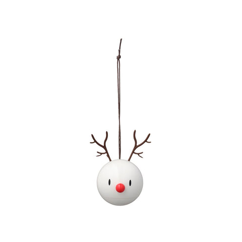 Hoptimist Reindeer Juleophæng 5 x 5,8 x 8,2 cm 2 stk. White