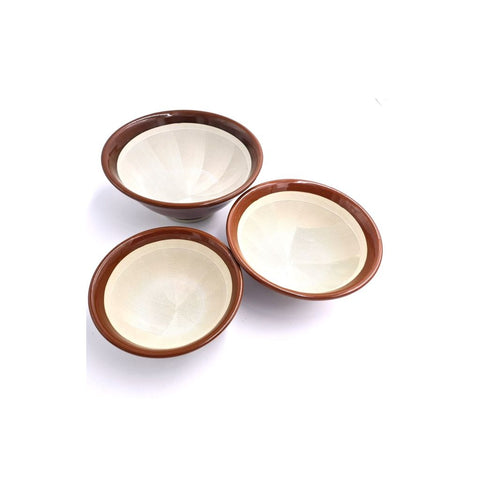 Japansk morter i brun keramik (forskellige størrelser)Japansk morter i brun keramik (forskellige størrelser)