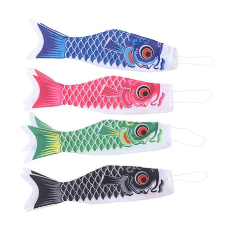 Koinobori vimpel 90 cm - fås i flere farver