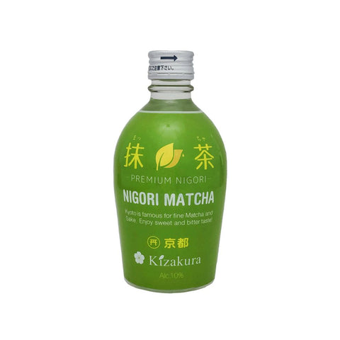Kizakura Nigori Matcha Sake 10% 300ml