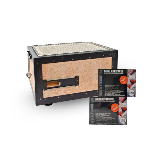 Køb den originale yakitori grill og få 10 kg. kokoskul med gratis