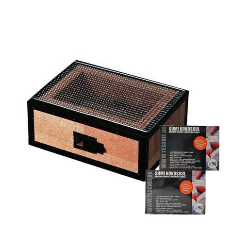 Køb den originale yakitori grill og få 10 kg. kokoskul med gratis