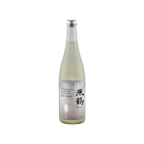 Japanske sake, sparking sake Yonetsuru Junmaishu Nigori 720 ml.