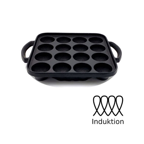 Takoyaki pande - professionel 16 huller
