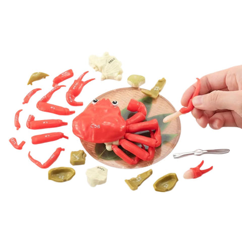 Krabbens anatomi - 3D puslespil