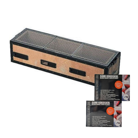 Køb den originale yakitori grill og få 10 kg. kokoskul med gratis