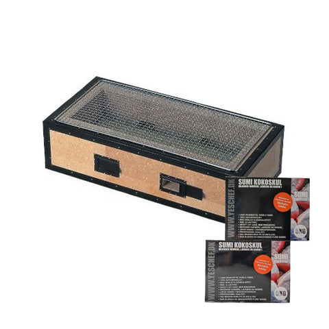 Køb den originale yakitori grill og få 10 kg. kokoskul med gratis