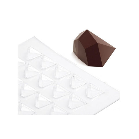 Chokolade form - diamantformet chokolade