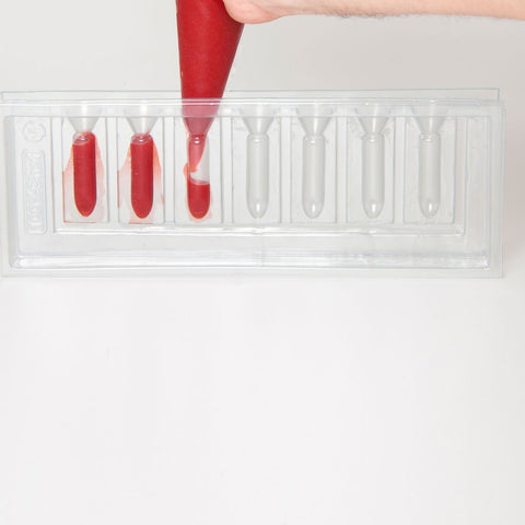 Forme som læbestift, 3D, 1 stk. / Lipstick Mould 3D 1 pcs.