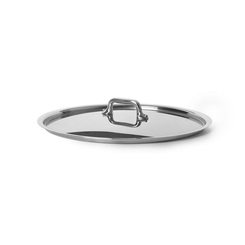 Mauviel Cook Style Låg blank stål - 18 cm