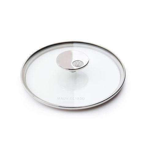 Mauviel M'360 glaslåg klar/stål - 18 cm