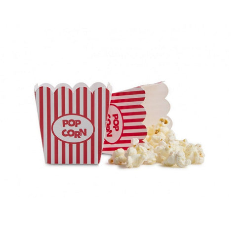 Mini Popcorn Æske, 100 stk.  /  Pop Corn Mini Box 100 pcs