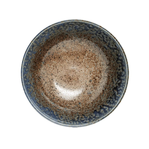Ramen Skål - brun & blå