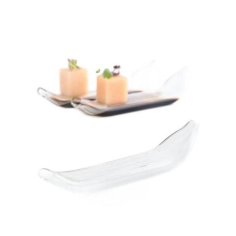 Serveringsske til snack - kombinere flydende og faste snacks
