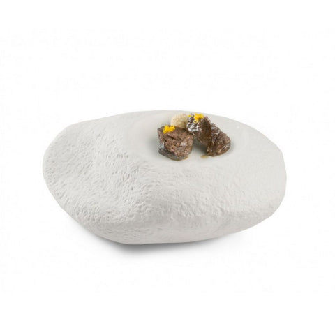 Stor sten Porcelæn Plade / Big Rock Porcelain Plate