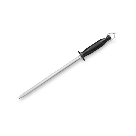 Strygestål rundt stål/sort - 30 cm