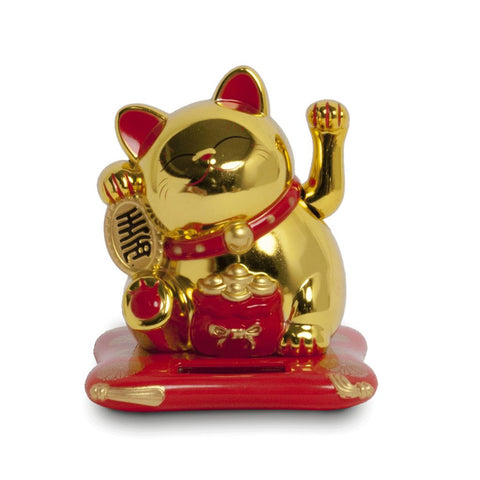 Vinke kat / lucky cat 10,5 cm - Solenergi