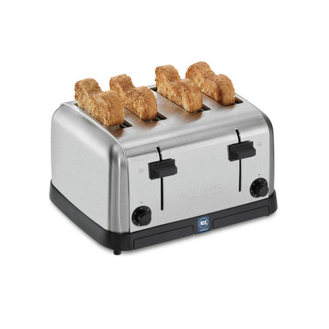 Waring brødrister til 4 skiver brød 1800W rustfri stål - WCT 708 E