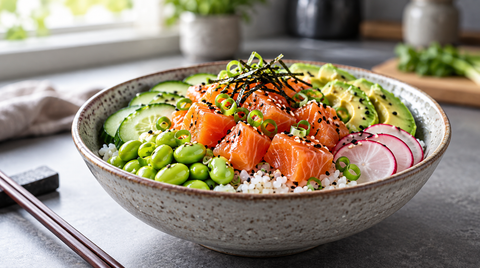 Poke bowl med laks 