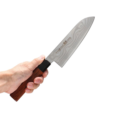 Kokkekniv Professionel – Sakai Takayuki Grand Chef 45-lags Damaskus Santoku 170 mm