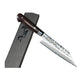 Kokkekniv Kengata med damascus - 160 mm med skaft i desert ironwood