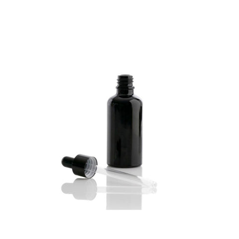 Pipetteflaske i brunt glas 50 ml 5 pak