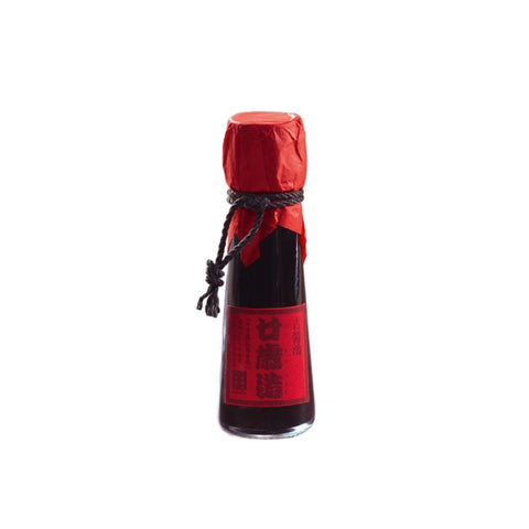 20 år modnet japansk sojasauce 55 ml i original japansk glasflaske – eksklusiv premium sojasauce med naturlig fermentering, intens umami, kompleks aroma og enestående dybde.