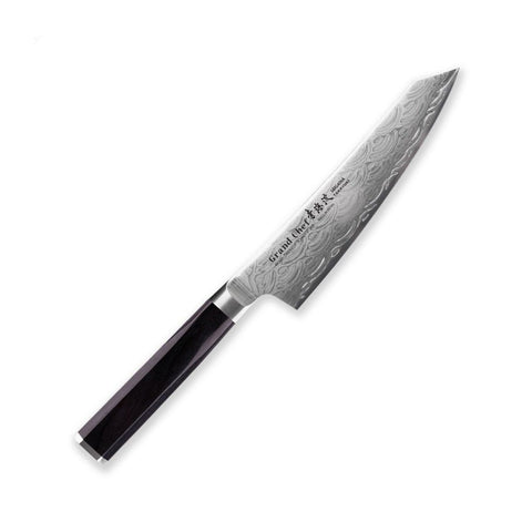 Japansk kniv Sakai Takayuki Grand Chef - Seigaiha Damascus - Kengata 19 cm