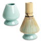 lys grøn matcha piskeris holder