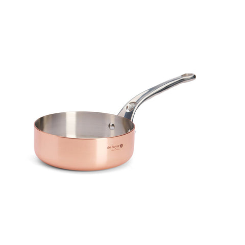 Sauterpande i kobber fra de Buyer 16 cm