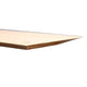Sushi tallerken i japansk cyprestræ set fra siden  – mål 33 x 20 x 2 cm