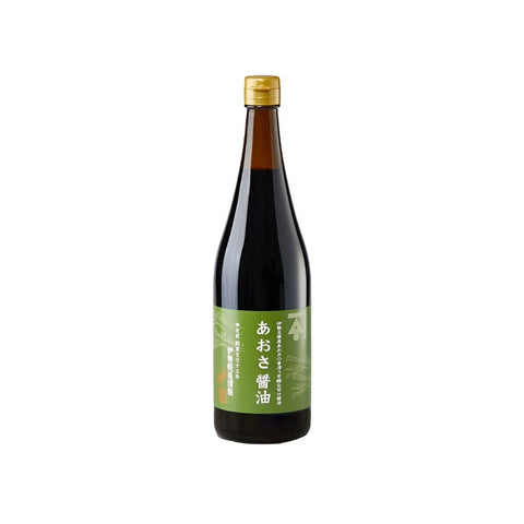 Den Hemmelige Ingrediens japansk sojasauce med aosa tang 720 ml i original japansk glasflaske – eksklusiv premium sojasauce med dyb umami, japansk aosa tang og traditionelt japansk håndværk