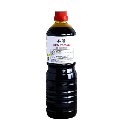 Hon Tamari glutenfri sojasauce 1 liter i original japansk flaske – eksklusiv japansk tamari med intens umami, glutenfri opskrift, dyb smag og traditionelt japansk håndværk.