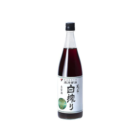 Kurano Shiroshibori hvid sojasovs 720 ml – autentisk japansk Shiro Shoyu med en mild, elegant og fyldig umamismag. Den lyse farve fremhæver råvarernes naturlige udseende og gør den ideel til sushi, sashimi, fisk, skaldyr, grøntsager, supper, bouillon, dressinger og moderne gastronomi, hvor smag ønskes uden at ændre rettens farve.