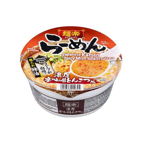 Instant Ramen Bowl m. Miso, Spicy, 90,9g