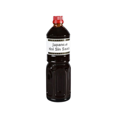 Japansk hoisin sauce 1 liter i original japansk flaske – autentisk japansk hoisinsauce med fyldig umami, en harmonisk balance mellem sødme og krydderier samt premium kvalitet til marinader, wokretter, grill og autentisk japansk madlavning.