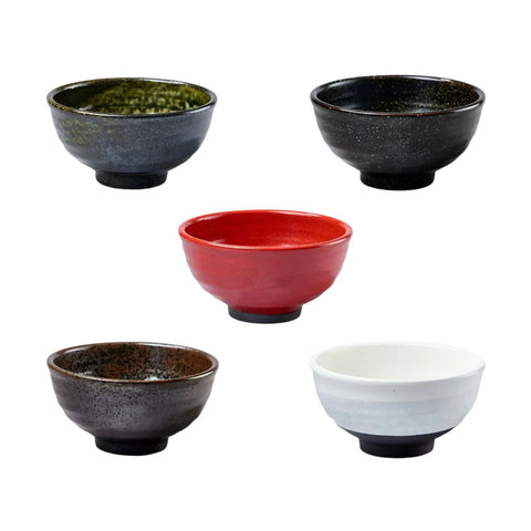 Japansk keramik  -  stor Donburi skål (flere farver)