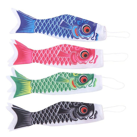 Koinobori vimpel 110 cm - fås i flere farver