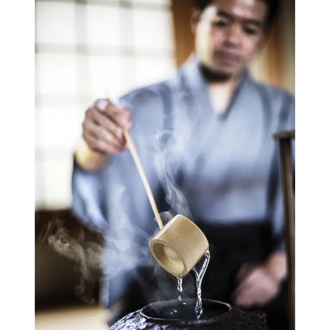 Bambus øse 46 cm til matcha te ceremoni