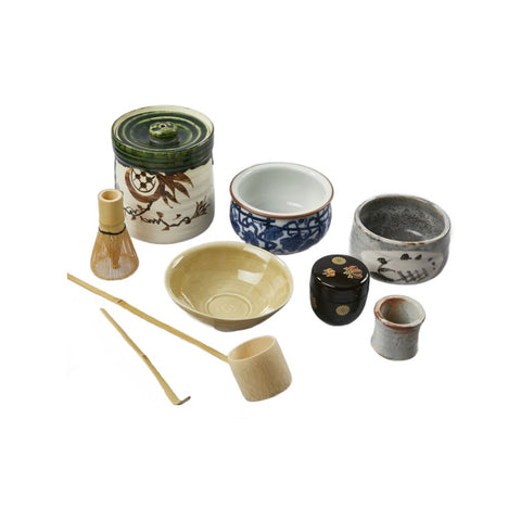 Autentisk japansk te-ceremoni matcha sæt
