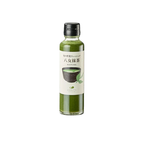 Matcha sauce med soja 200 ml i original japansk flaske – autentisk japansk sauce med grøn matcha, fyldig umami, naturlig fermentering og en harmonisk balance mellem sojaens dybe smag og matchaens friske aroma.
